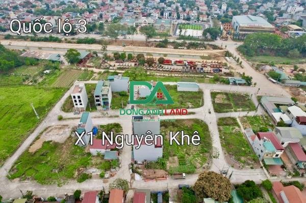 Bán lô đất 80m2 khu đấu giá X1 Nguyên Khê Phúc Thịnh Hà Nội