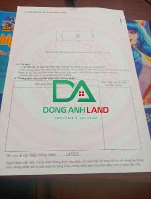 Bán đất đấu giá Khê Nữ Nguyên Khê Đông Anh – 70,2m², sát vườn hoa