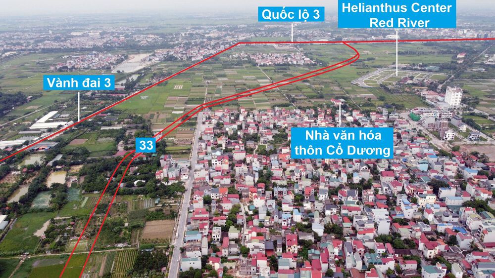 Đường sẽ mở ở xã Tiên Dương, Đông Anh, Hà Nội ( P1 )