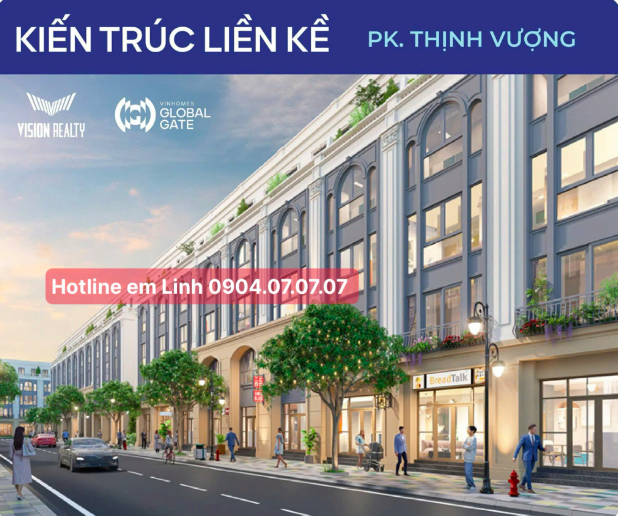 Cho thuê liền kề phân khu Thịnh Vượng - Vị trí tuyến đường Thời Đại