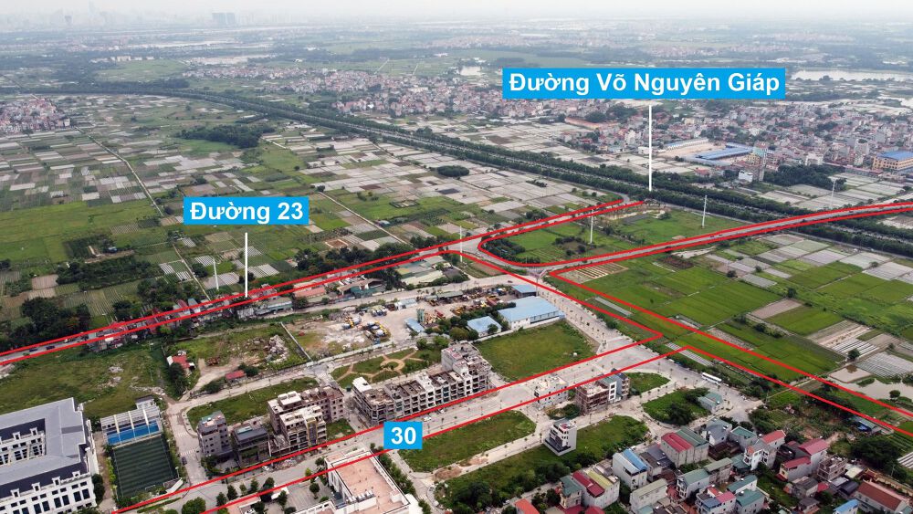 Đường sẽ mở theo quy hoạch ở xã Tiên Dương, Đông Anh, Hà Nội (phần 10)