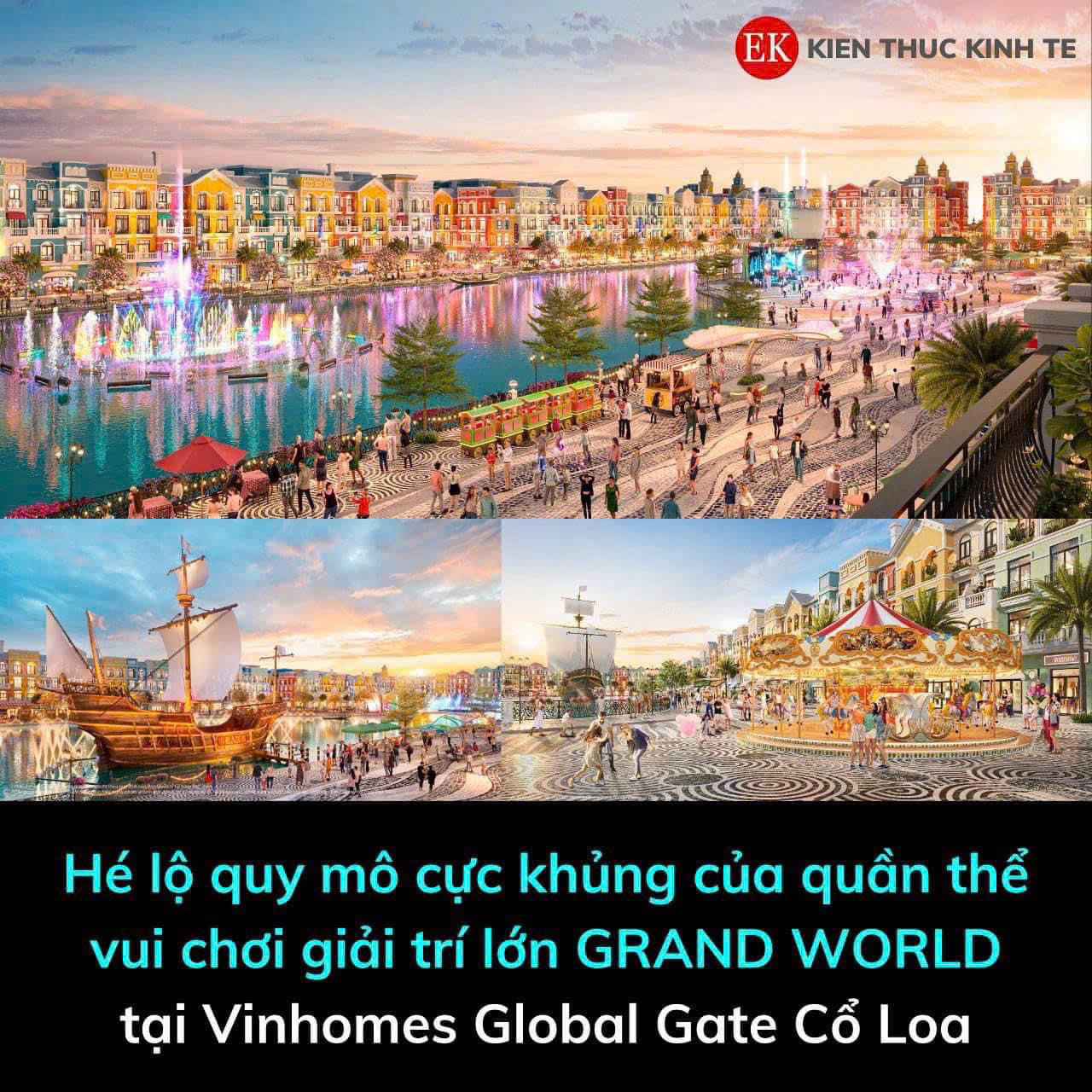 RA MẮT PHỐ THƯƠNG MẠI GRAND WORLD- THIÊN ĐƯỜNG GIẢI TRÍ TẠI VIN CỔ LOA ĐÔNG ANH