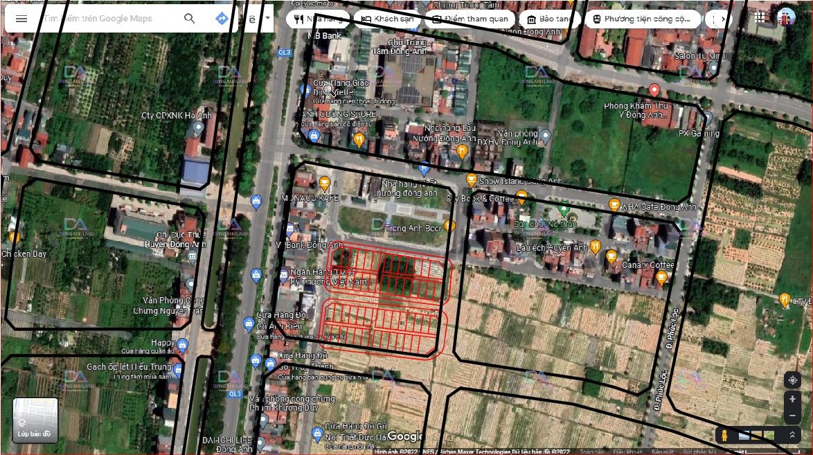 Khu đấu giá Vườn đào Uy Nỗ Đông Anh đấu ngày 26/11/2022