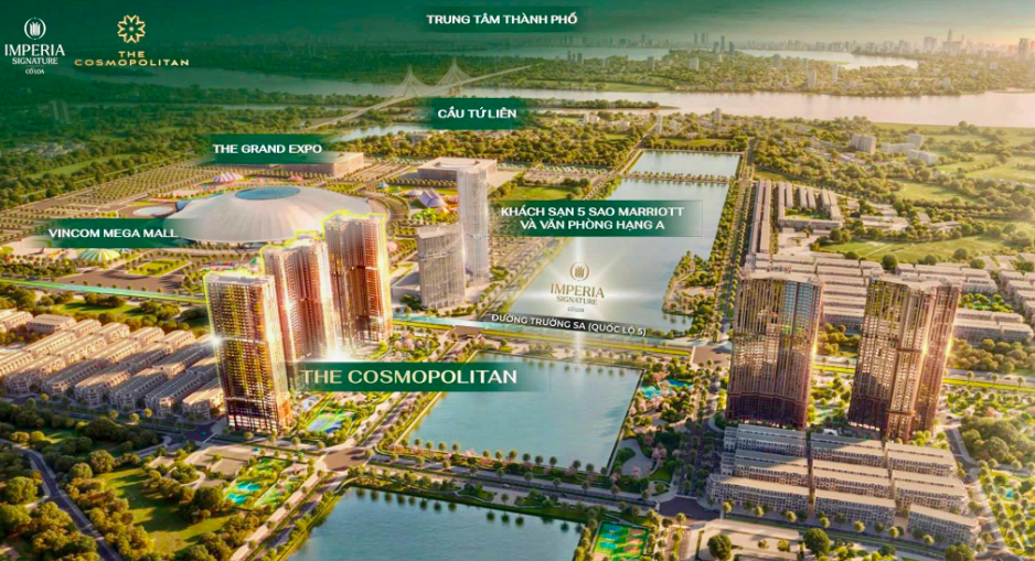 Thuê nhà Vinhomes Cổ Loa,  chung cư The Cosmopolitan-Imperia Signature