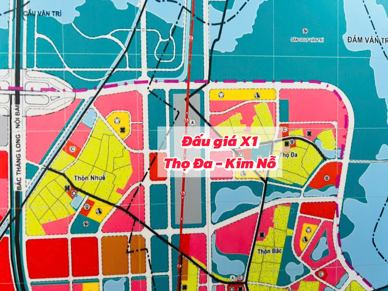 Khu đấu giá đất thôn Thọ Đa xã Kim Nỗ huyện Đông Anh Hà Nội