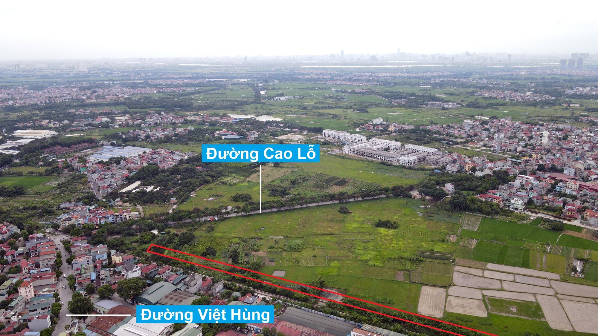 Đường sẽ mở theo quy hoạch ở xã Uy Nỗ, Đông Anh, Hà Nội (phần 5)