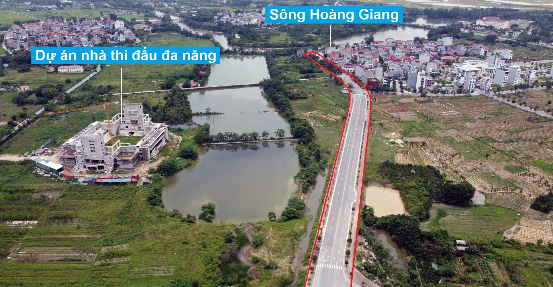 Đường sẽ mở theo quy hoạch ở xã Uy Nỗ, Đông Anh, Hà Nội (phần 4