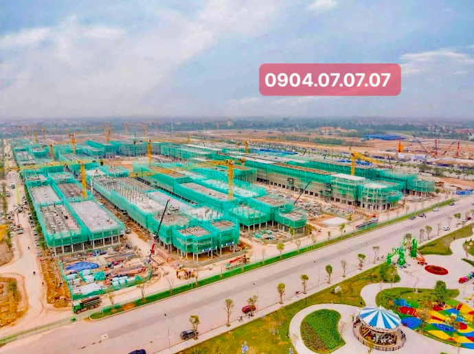 Thuê văn phòng hạng A Vinhomes Cổ Loa diện tích 80m2 đường Thiên Nga 