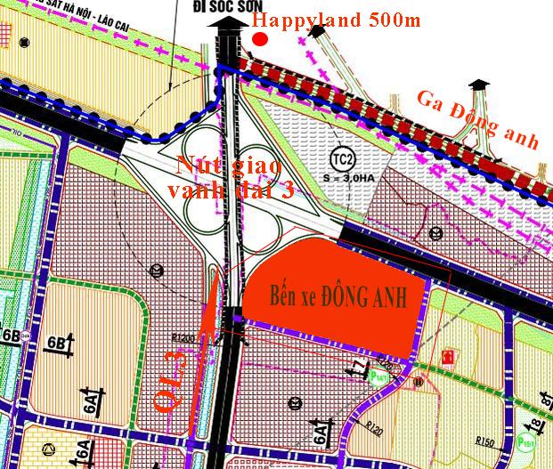 Ba đường sẽ mở theo qui hoạch ở thị trấn Đông Anh, Hà Nội ( Phần 1 )