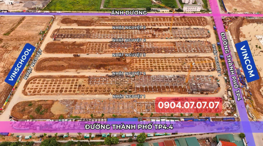 Giá thuê văn phòng Vinhomes Cổ Loa liền kề 62,5m2 Nhật Nguyệt 1